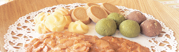 クッキーの盛りつけ写真